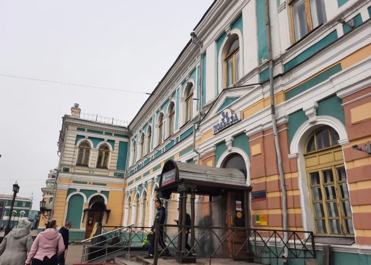 Здание пригородных касс на вокзале Иркутск-Пассажирский готовят к демонтажу