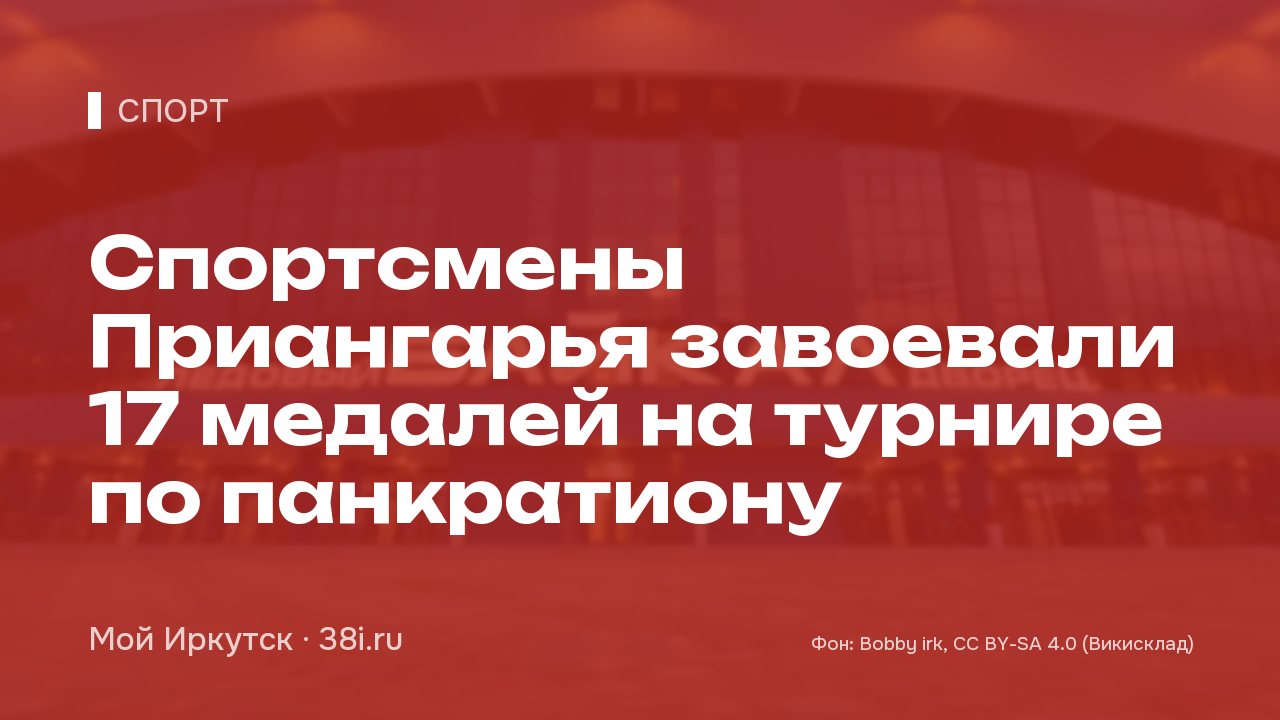Спортсмены Приангарья завоевали 17 медалей на турнире по панкратиону