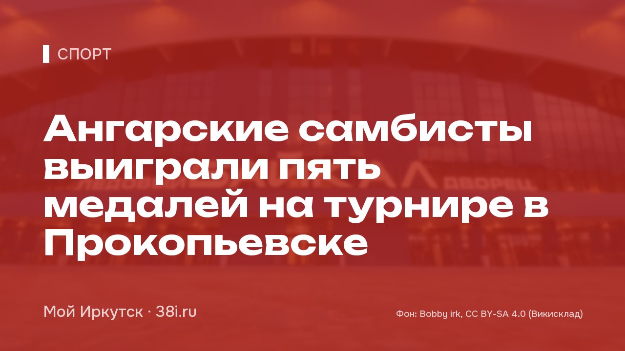 Ангарские самбисты выиграли пять медалей на турнире в Прокопьевске