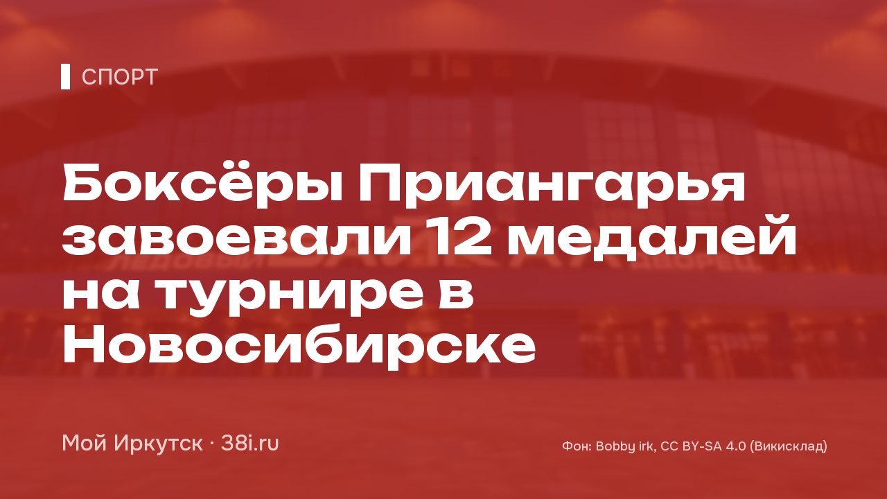 Боксёры Приангарья завоевали 12 медалей на турнире в Новосибирске