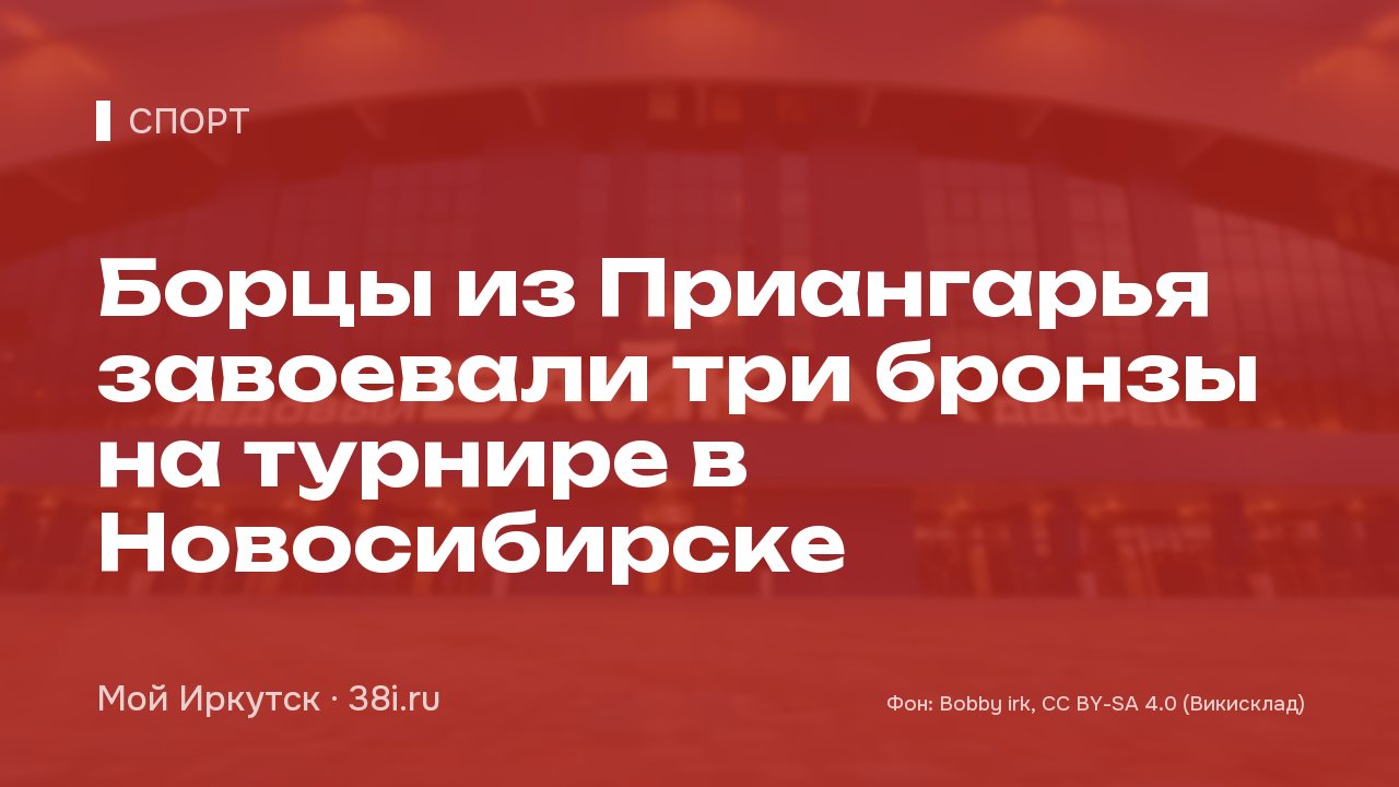 Борцы из Приангарья завоевали три бронзы на турнире в Новосибирске