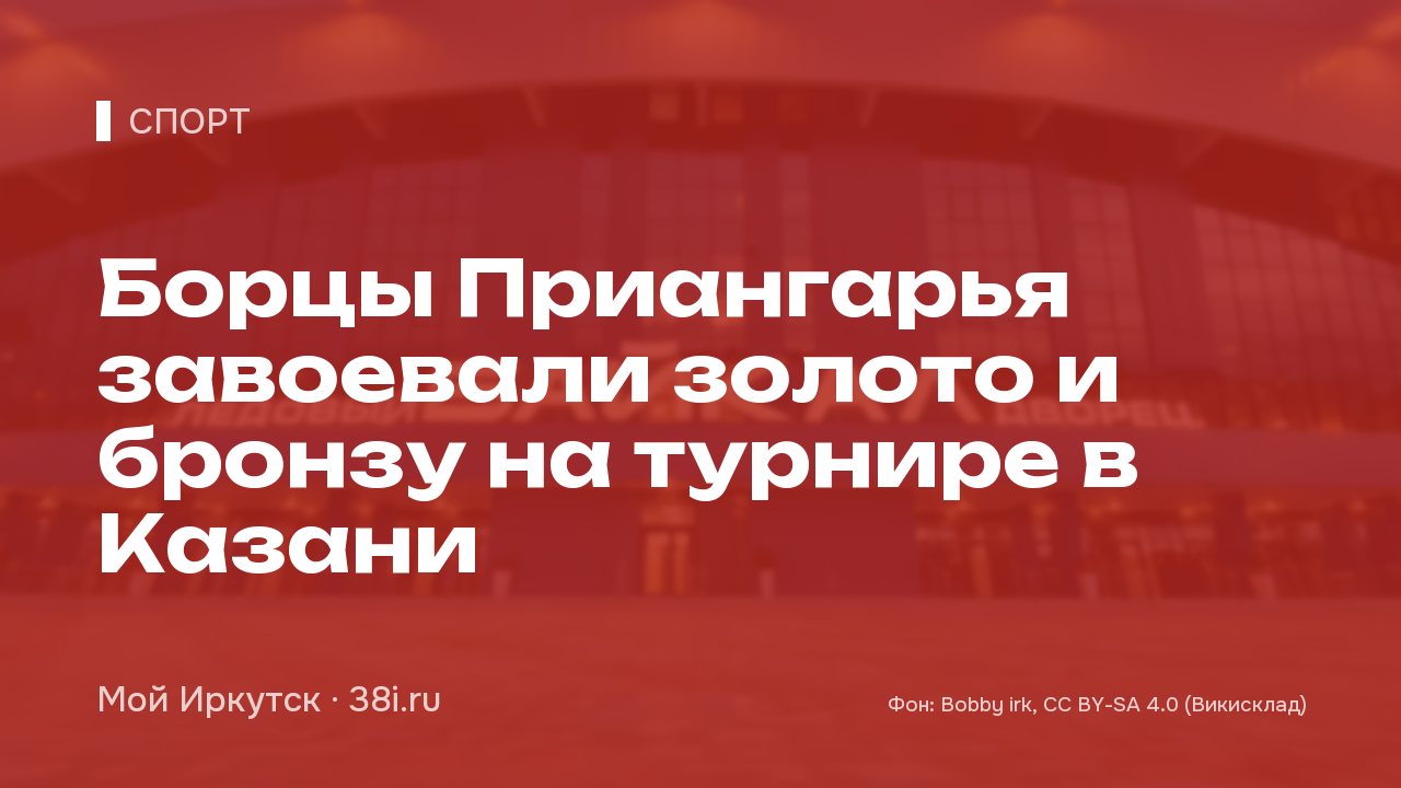 Борцы Приангарья завоевали золото и бронзу на турнире в Казани