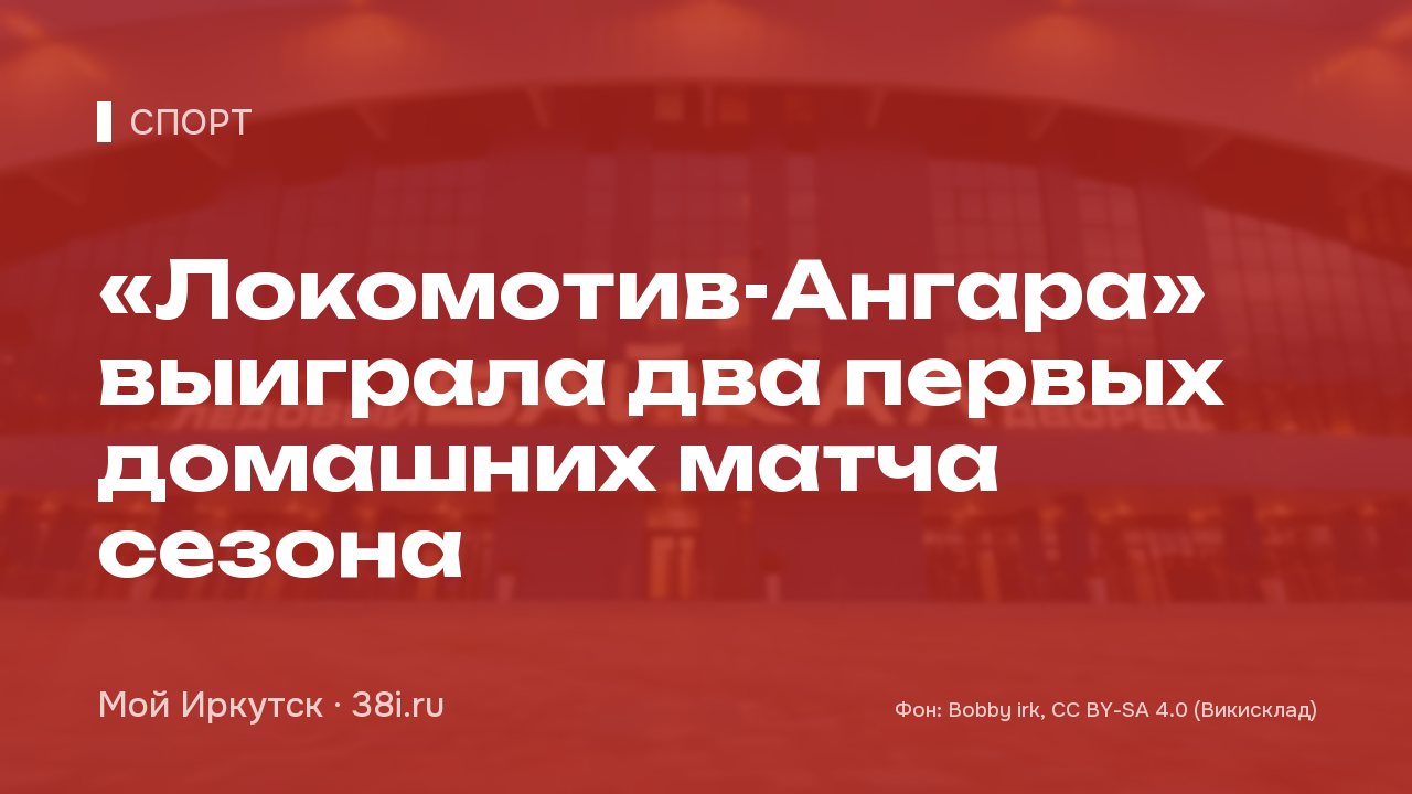 «Локомотив-Ангара» выиграла два первых домашних матча сезона