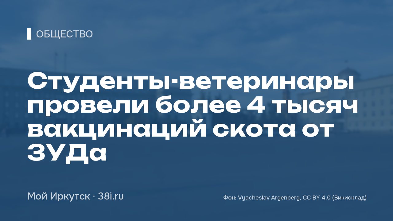 Студенты-ветеринары провели более 4 тысяч вакцинаций скота от ЗУДа