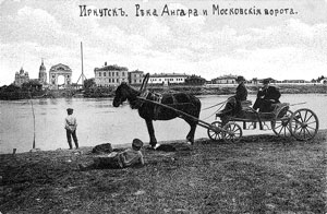 Река Ангара и Московские ворота