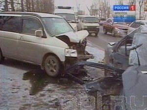 Авария в Иркутске
