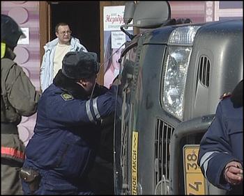 Дорожно-транспортное происшествие в Куйбышевском районе Иркутска