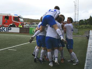 Фарерским островам проиграла  молодежная сборная России по футболу 