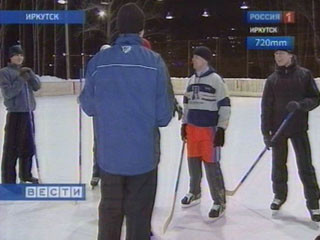 Сегодня в Иркутске прошел первый матч НХЛ