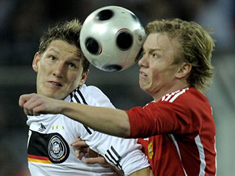Сборная России по футболу потерпела поражение от Германии 