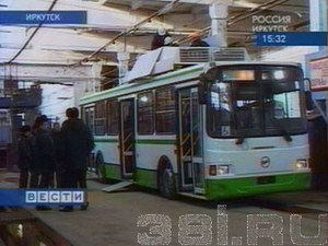Новые троллейбусы в Иркутске