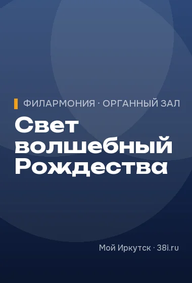 Свет волшебный Рождества